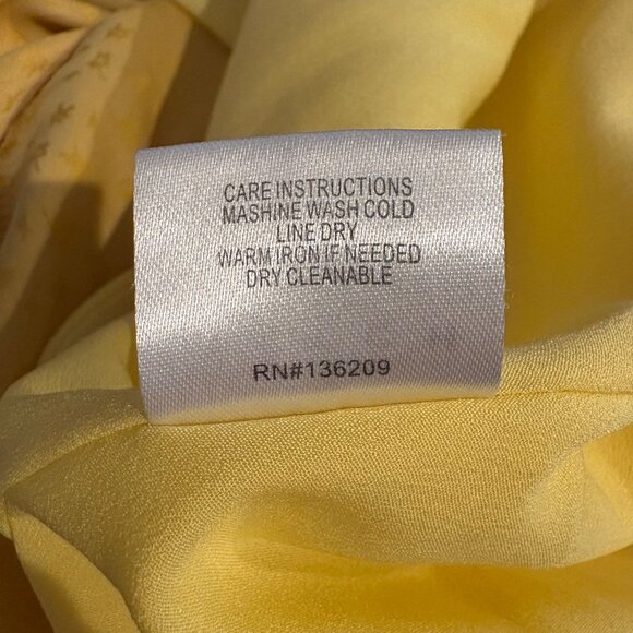 Hatch Maternity Gemma Dress Women's Size 3 = Large Light Yellow in EUC! - Picture 6 of 7